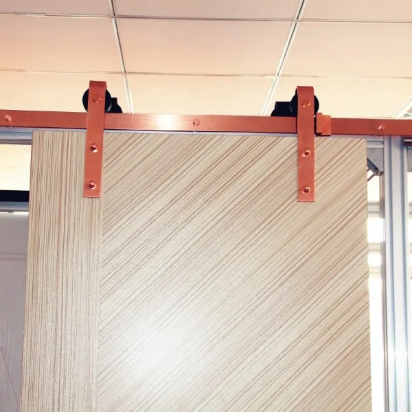 
American Style Wooden Sliding Barn Door For Custom Made 