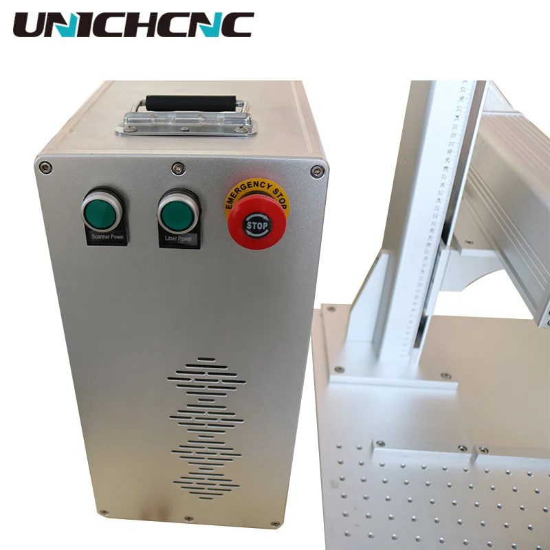 Fiber laser printing mobile cover fiber laser marker 30w