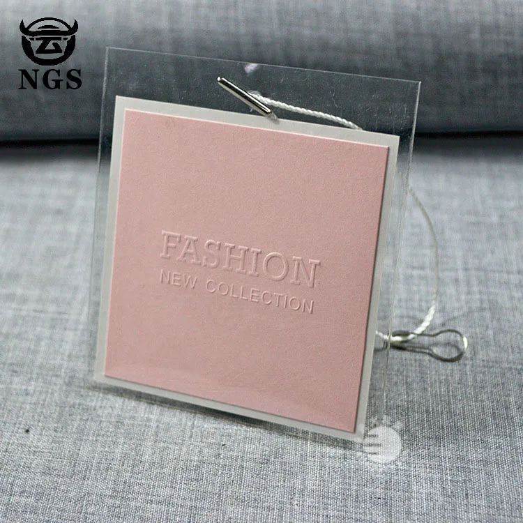 Производство, оптовая продажа, модный дизайн, тисненые бумажные бирки для одежды, для джинсов