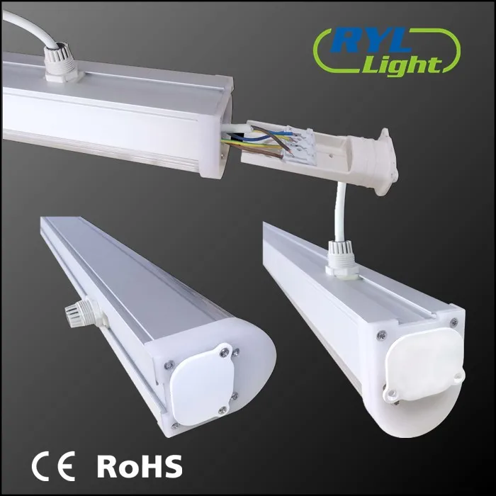 CE, fcc, ROHS IP66 IK10 импорт бизнес-идей 8ft линейный свет противоугонная led светильники