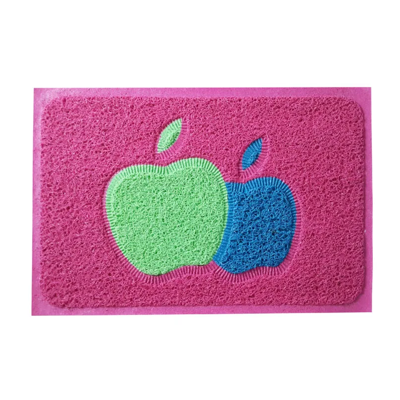 Logo design cheaper pvc coil car custom floor door mat