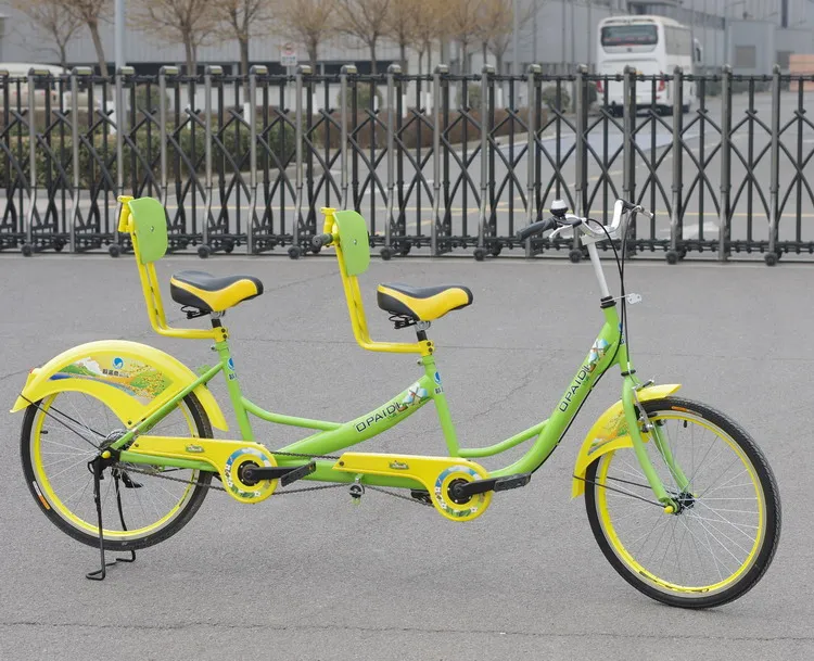 24' tandem bicycle with two seats for sightseeing riding P2-24