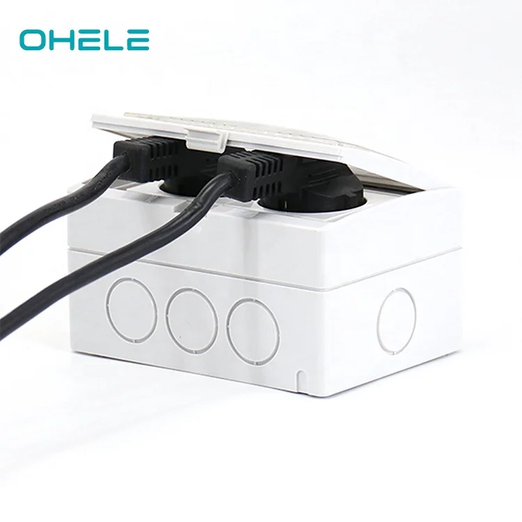 
Multi-function IP55 weatherproof wall socket and switch for outdoor 