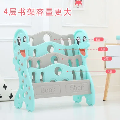 carton  Durable Book Storage kindergarten Furniture Kids Bookcase children Plastic Book Shelf Kid Plastic Book Shelf