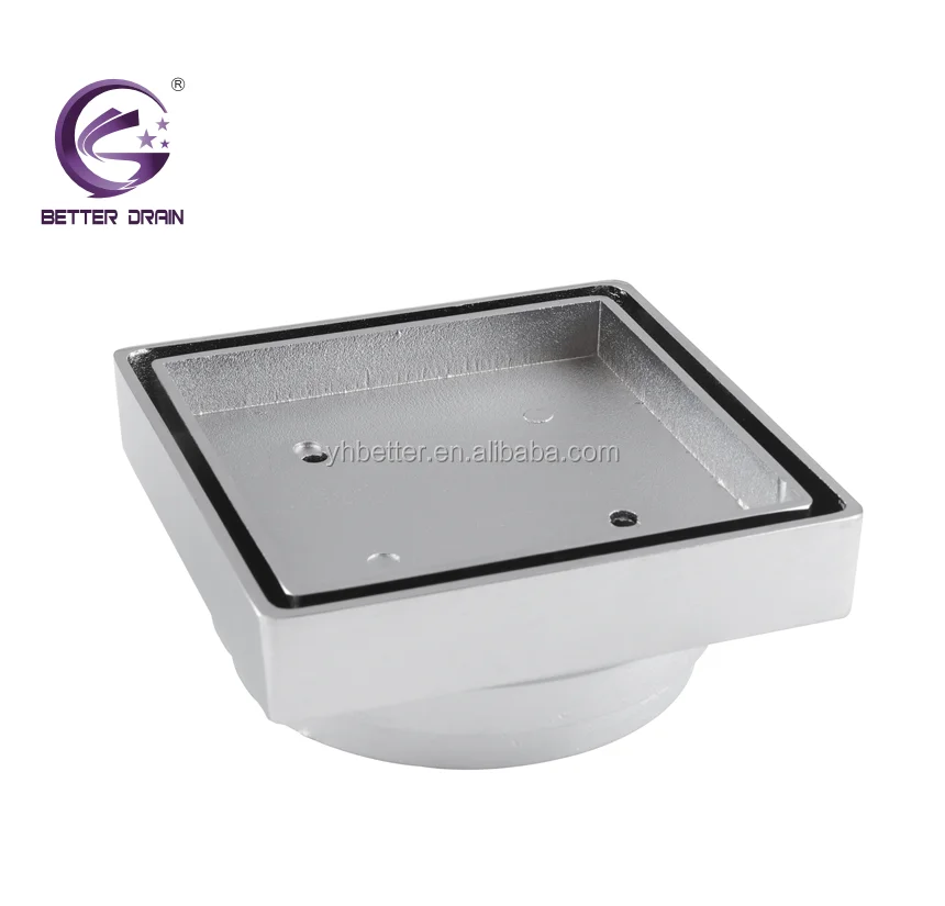 
Smart square tile insert grates 