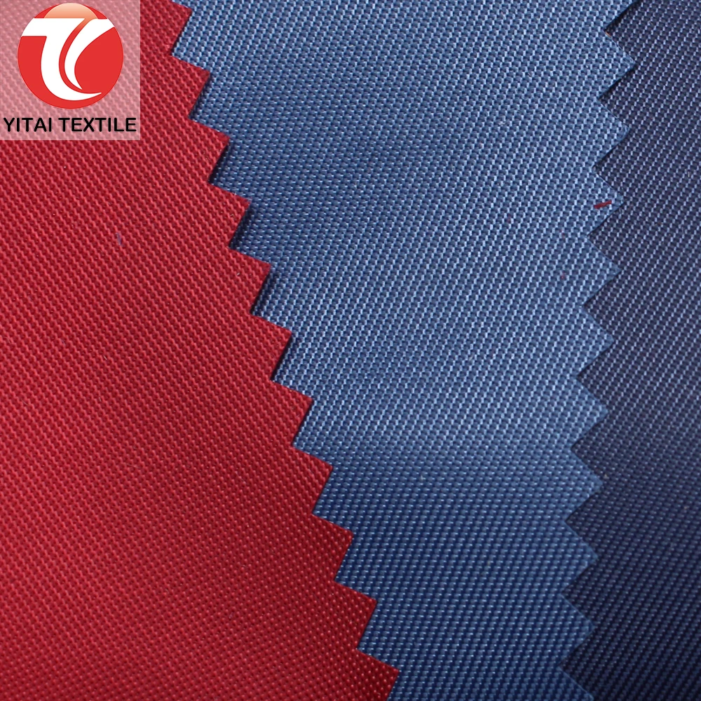 Водонепроницаемый или Водонепроницаемость 100% 100% полиэстер 230t 272 т тафта twill Ткань с полиуретановым покрытием из ПВХ для подкладка