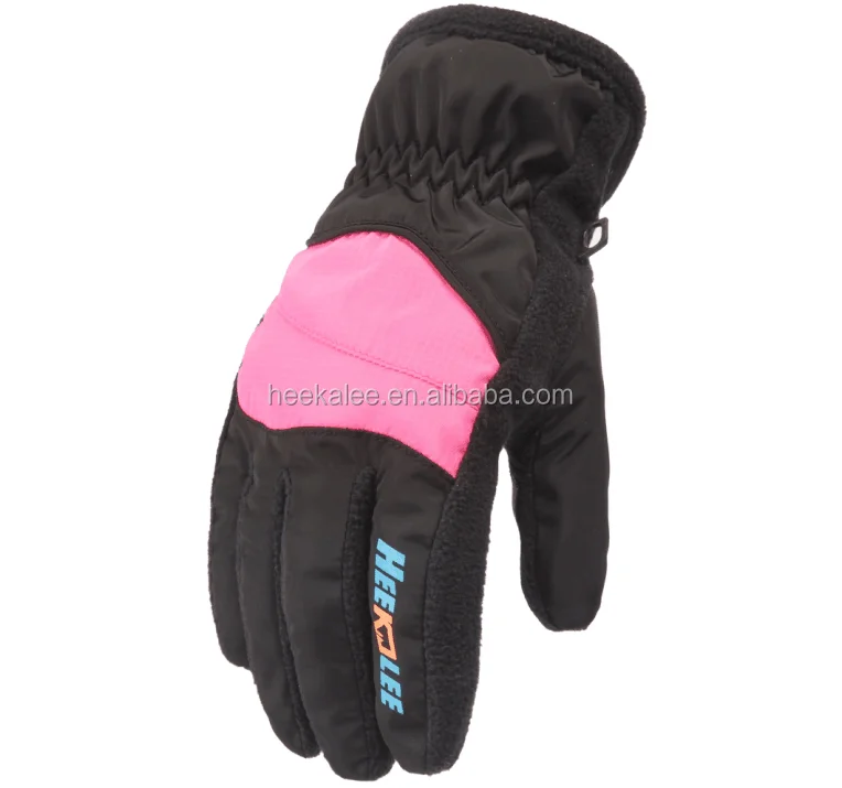 Thinsulate insulation waterproof membrane insert glove snowboarding ladies white ski gloves with breathable fabric