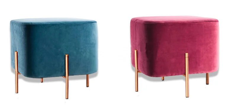 Wholesale price Elephant Long Bench Stainless Steel Stool & ottoman