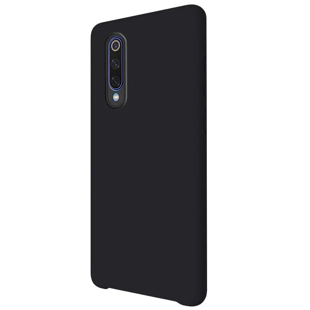 Case For Xiaomi Mi9 Liquid Silicone Slim Rubber Color Design Shockproof Protective Back Cover For Xiaomi Mi 9 Smartphone