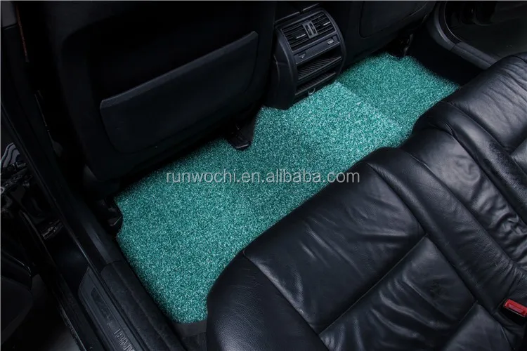 Eco-friendly PVC coil car carpet mat roll or set or pc
