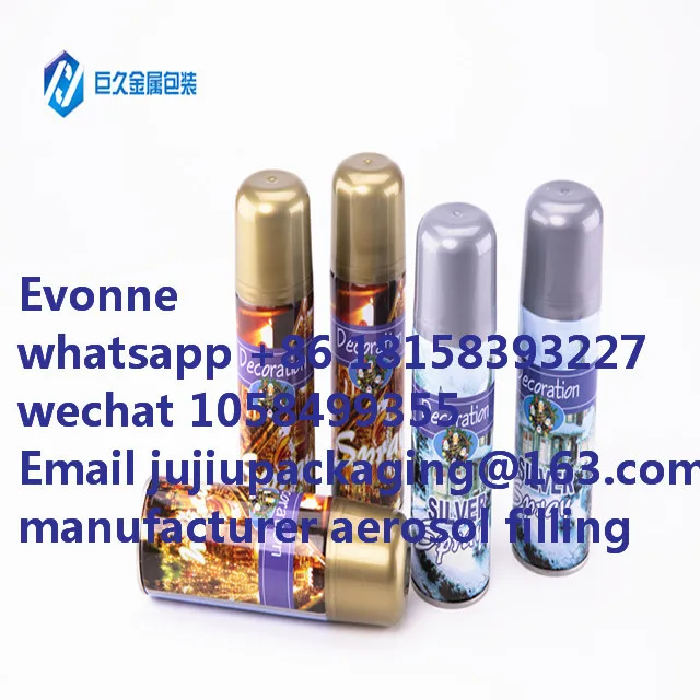 Wholesale Can Be Customized High Quality OEM Christmas Decoration Gold Silver Metallic Spray Paint