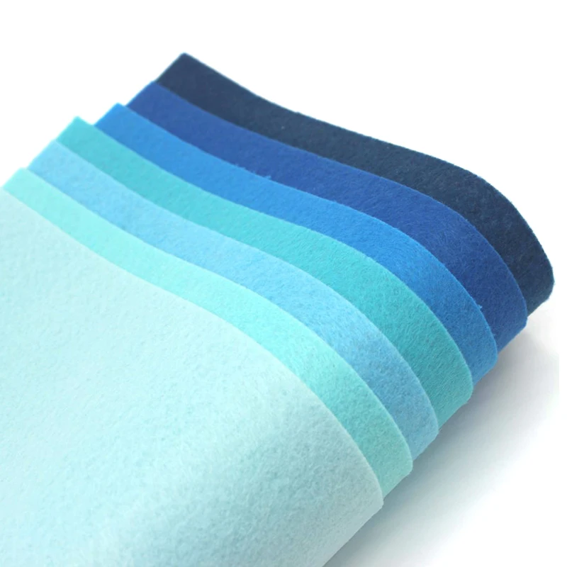 Polyester Colorful Children DIY Handmade Nonwoven Felt Fabric