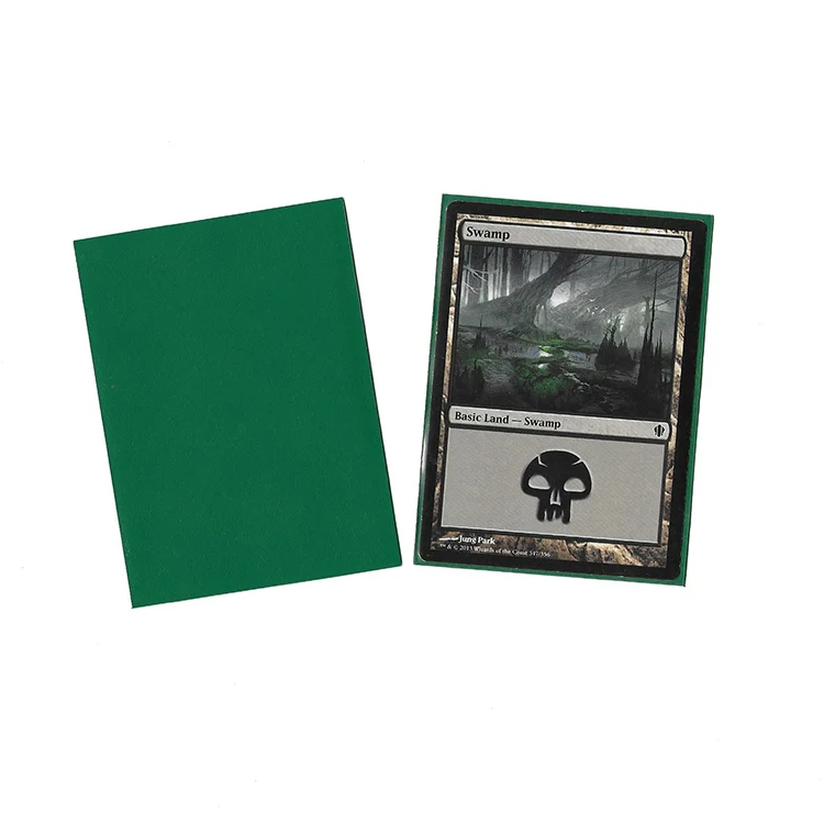 Hot Sales 600counts MTG Size 66X91mm  Premium Black Matte card sleeves