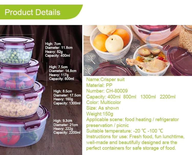 New product 4 layer clear plastic storage plastic collapsible storage box