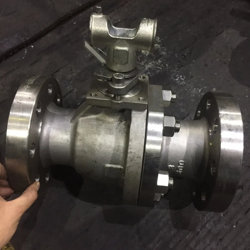 wenzhou 2 pc a216 wcb Floating ball valve dn100