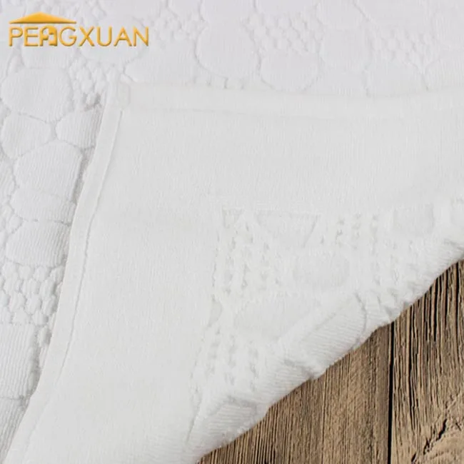 Махровая ткань 100% хлопок гостиничный коврик для ванной банное полотенце ног напольное отеля