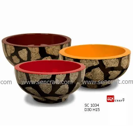 
bamboo lacquer bowl 