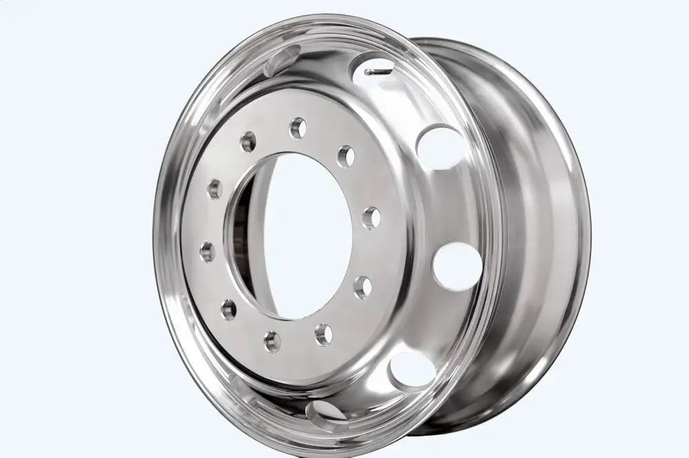 17.5X6.00 tubeless steel truck wheel rim for tyre 215/75R17.5 8R17.5