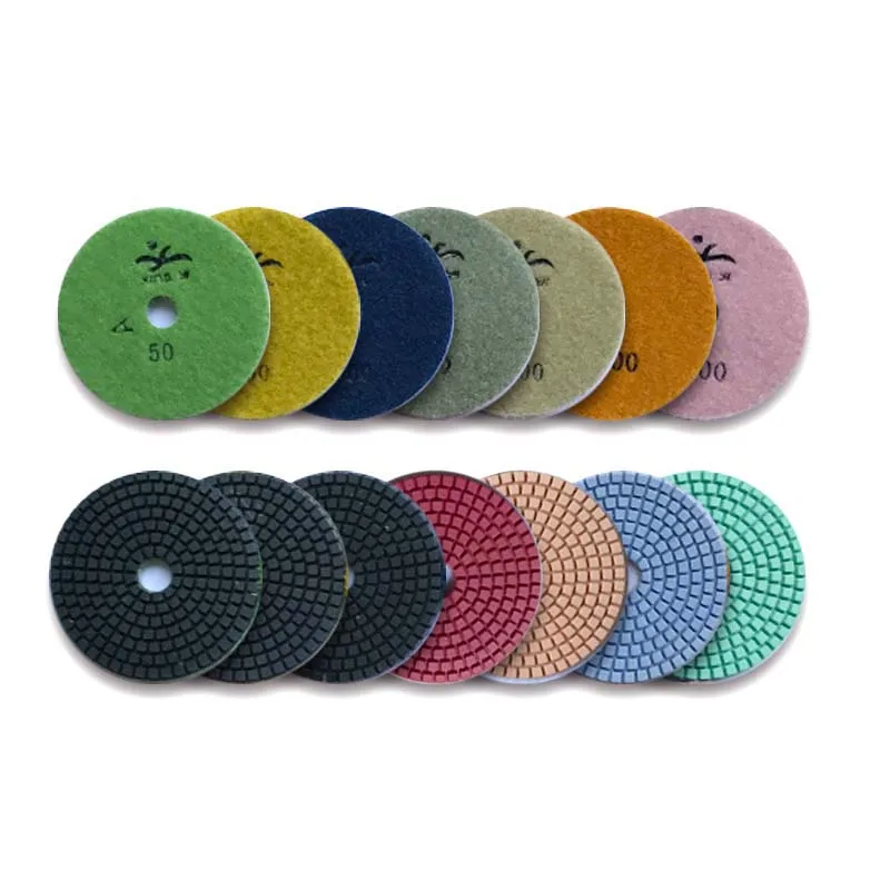 wet 4inch grinder marble sharp polishing pad