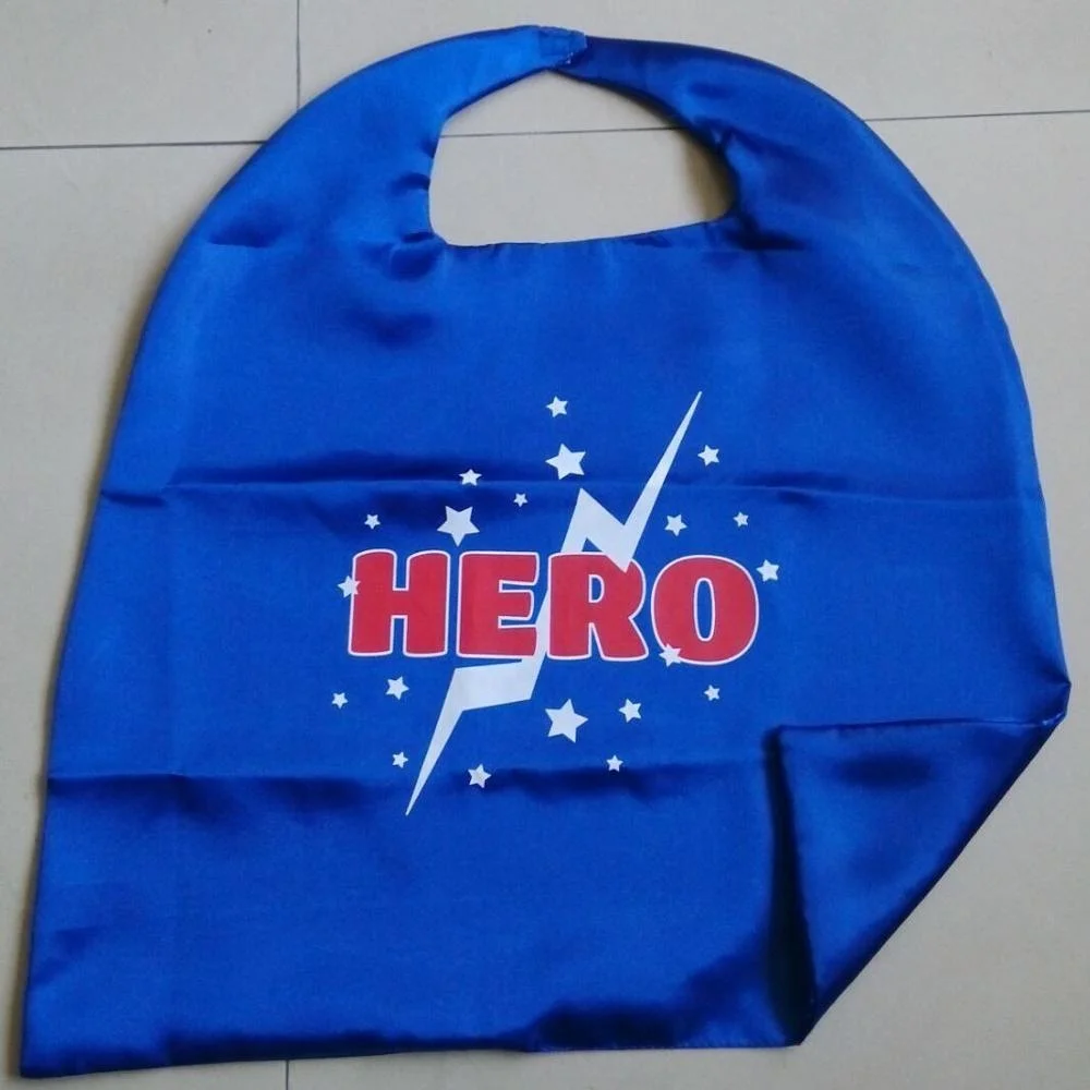 OEM детские накидки супергероев, однослойные атласные костюмы, рождественские наряды для вечеринки