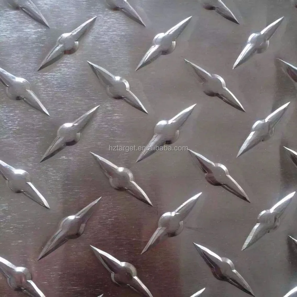 Китайский поставщик, алюминиевая рифленая пластина толщиной 6 мм