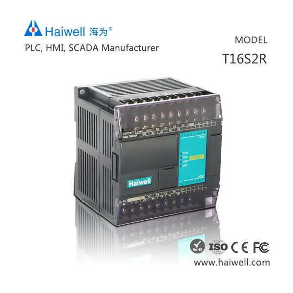 High speed PLC controller for motor control Haiwell T16S2R relay output