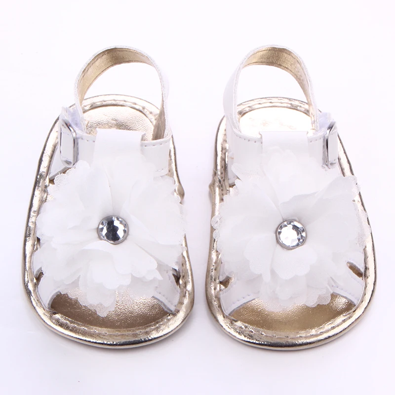 Beautiful PU baby girl sandals for summer