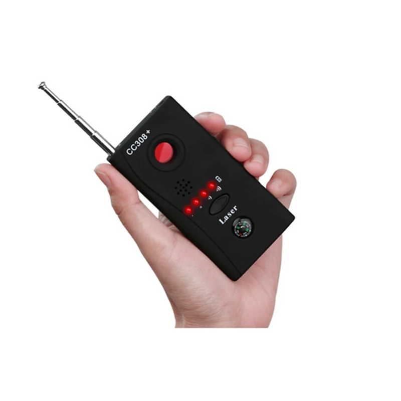 Wireless Cellphone 5G/4G/3G/2G Signal Detector RF Bug Detector+Auto Search Alarm+GPS Tracker Finder