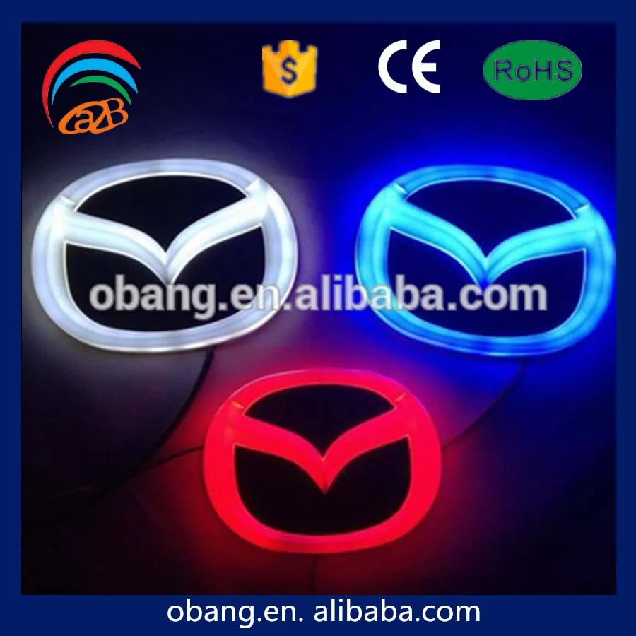Low price electroluminescent car windshields led stickers China supply light panel EL car sticker