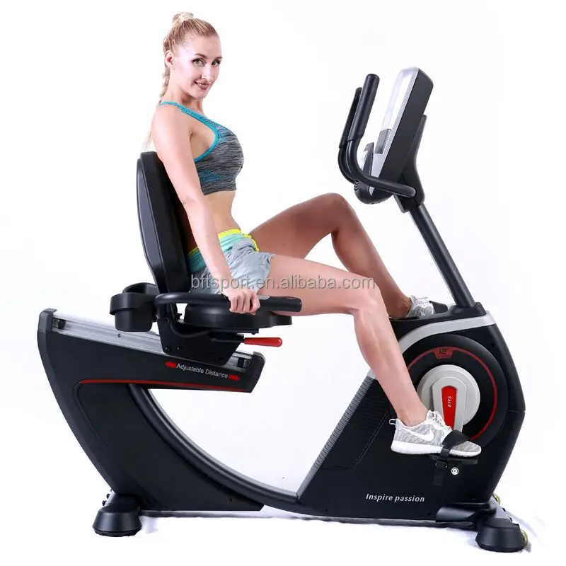 Factory Price Commercial Gym Fitness Equipment Aerobic Burning Fat Exercise Bikes Recumbent Bike