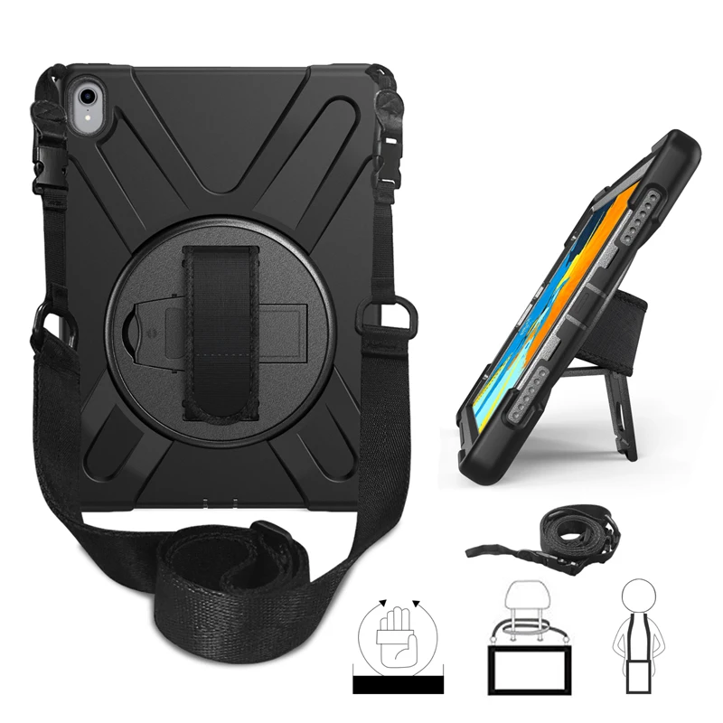 
Heavy duty Rugged Rotation Stand Tablet PC Case for iPad pro 11 inch 2018 