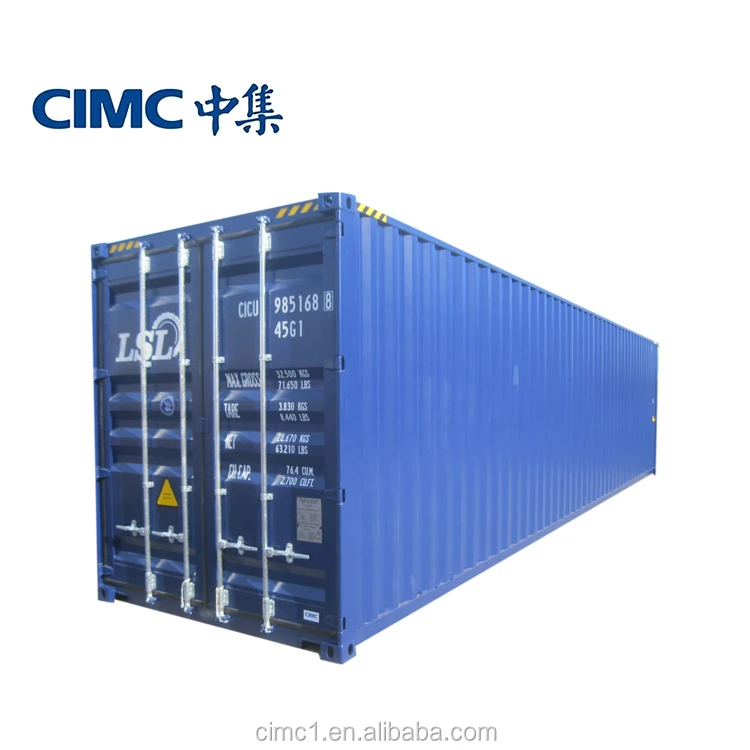 
CIMC 40ft HC dry cargo container 