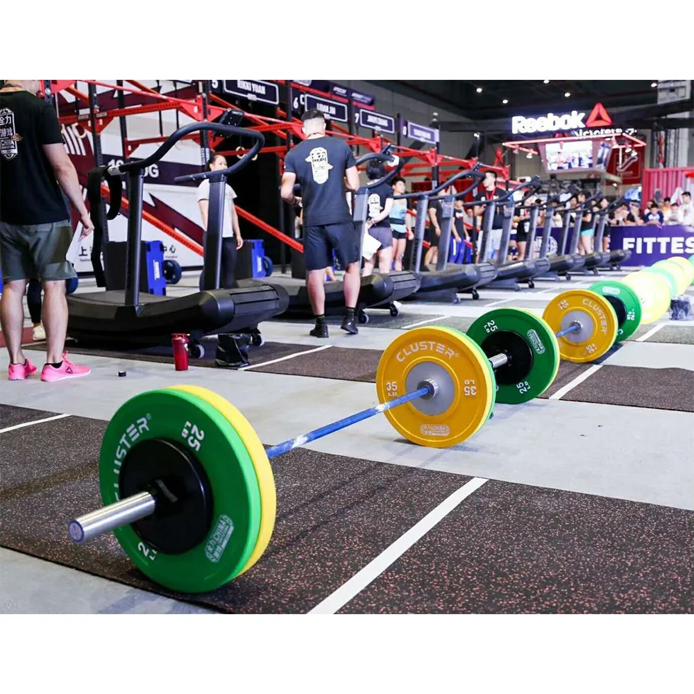 Olimpic Bumper Plate Weight Lifting Custom Logo Competition Bumper Plates