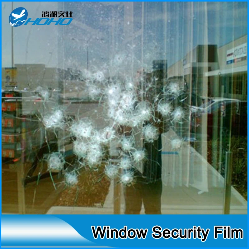 Safety & Security Window Film Anti Shatter Clear Glass Protection Bomb Film