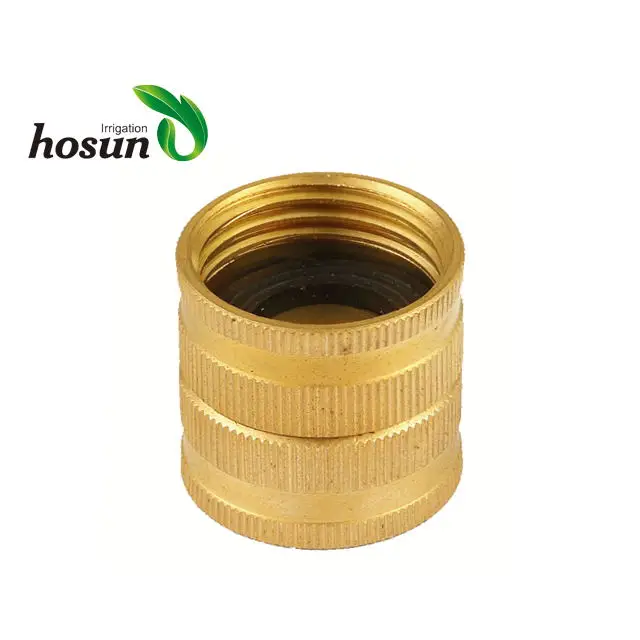 High quality double female swivel brass garden hose fittings