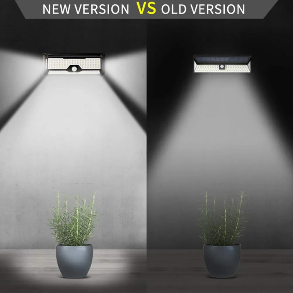 
136 LED Flame lickering landscape Light Outdoor Waterproof Lights solar Power Wall lamp Motion Sensor Touch Switch 