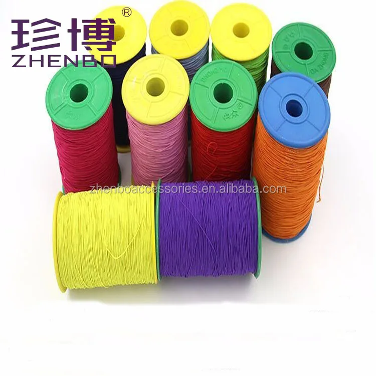 Stock Sale 0.5mm Diameter Color Polyester Sewing Elastic Thread For Diy Decorative