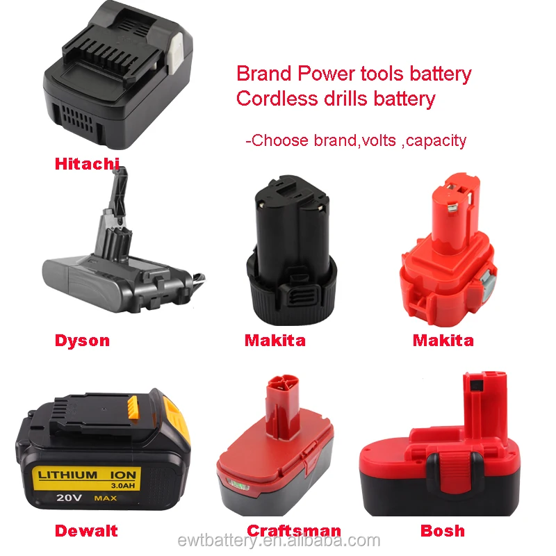 13.2v 3AH 2ah 2.5AH 4ah 3.6ah SC Nicd nimh battery Pack for power tools cordless drill 130139018,11095 11147 27493