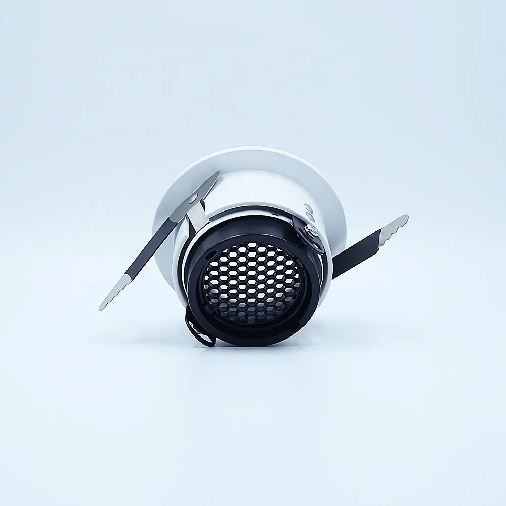 Modern white Retrofit Fitting Frame Parts Anti Glare Recessed Trimless Spot led Light Housing