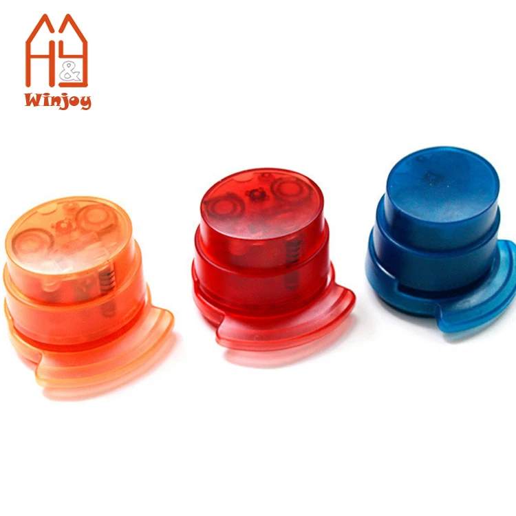 Прозрачный офисный канцелярский рекламный круглый степлер для пластиковой бумаги