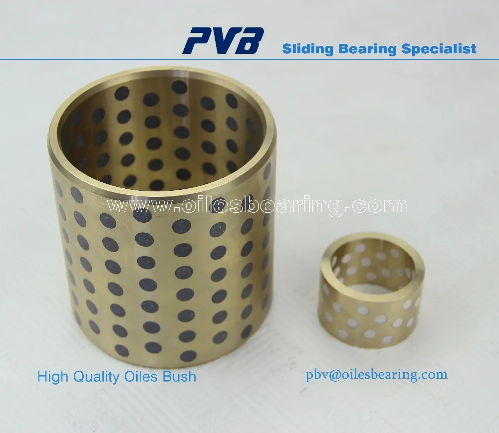 C90500 oilless Бронзовый Буша, бронза рукава oilless подшипник, рукав втулка Буш графита бронза