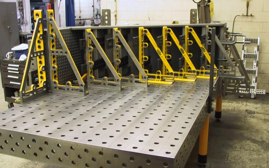 Stationary 3d welding table grey cast iron