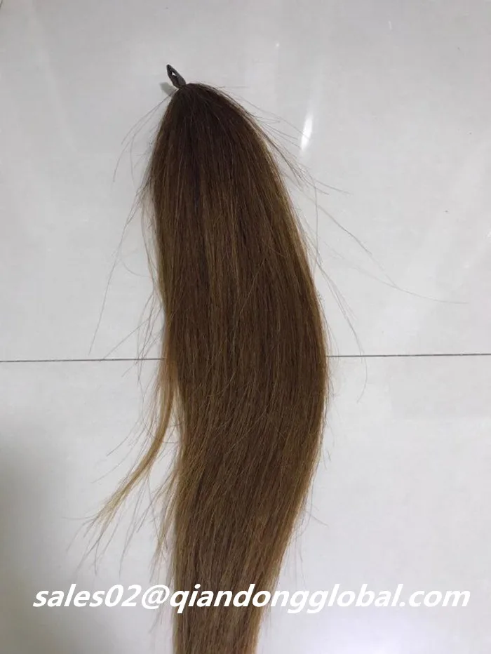 
Hot Selling 75cm Double Thickness Chestnut False Horse Tails 