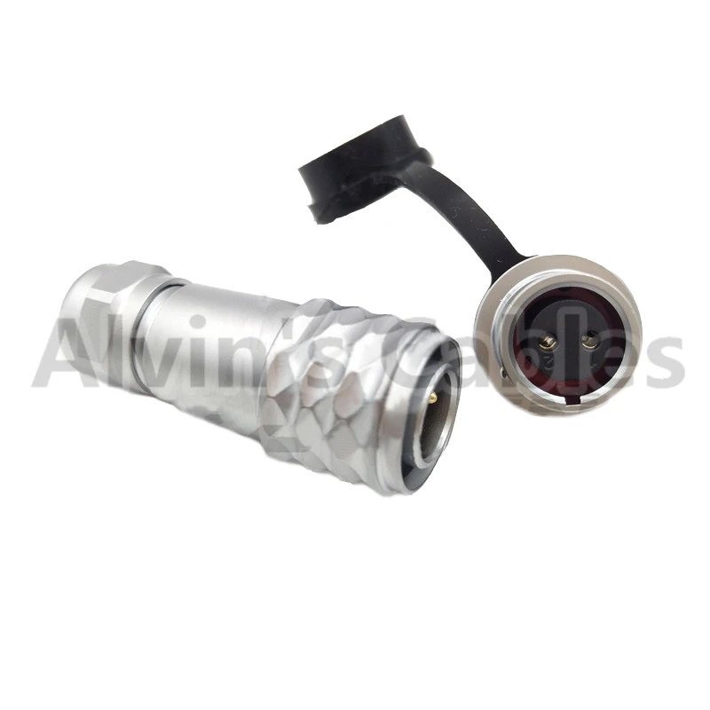 WEIPU SF12 series of metal waterproof connector 2 pin male plugs and female socket IP67 waterproof connector