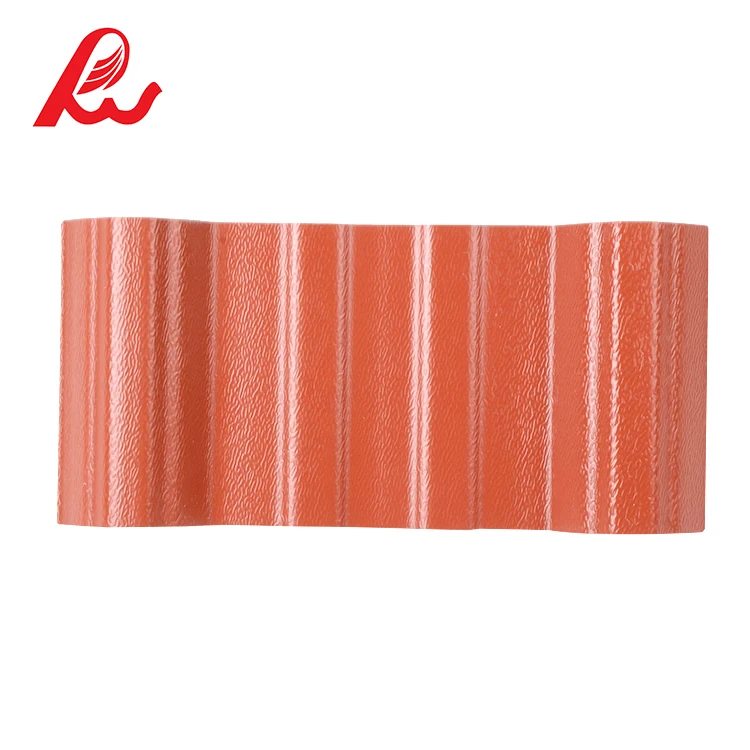 Plastic corrugated roofing shingles / ASA PVC roof tile