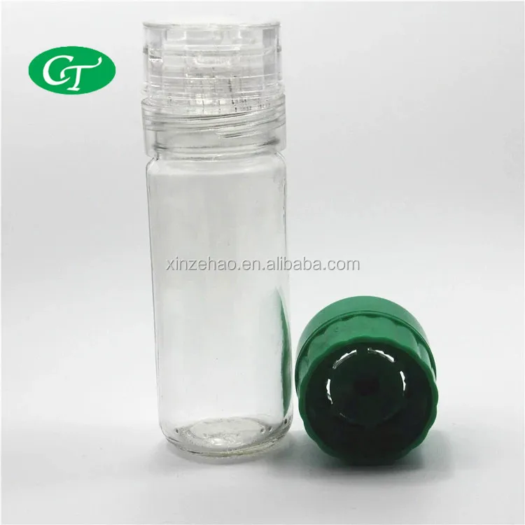 high quality salt and pepper plastic bottle with caps