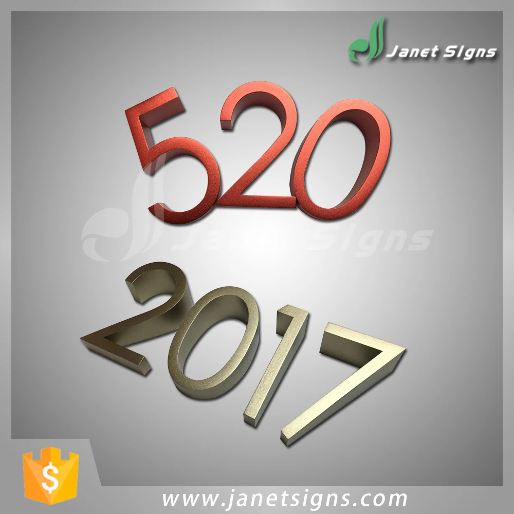 Металлическая дверная табличка без света для гостиничного проекта