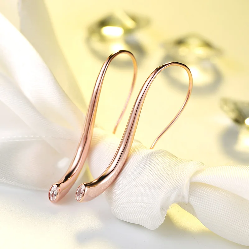 
RINNTIN OE168 Fashion Ear ring Jewelry Wholesale Silver Gold Plated Earrings hook for Women 