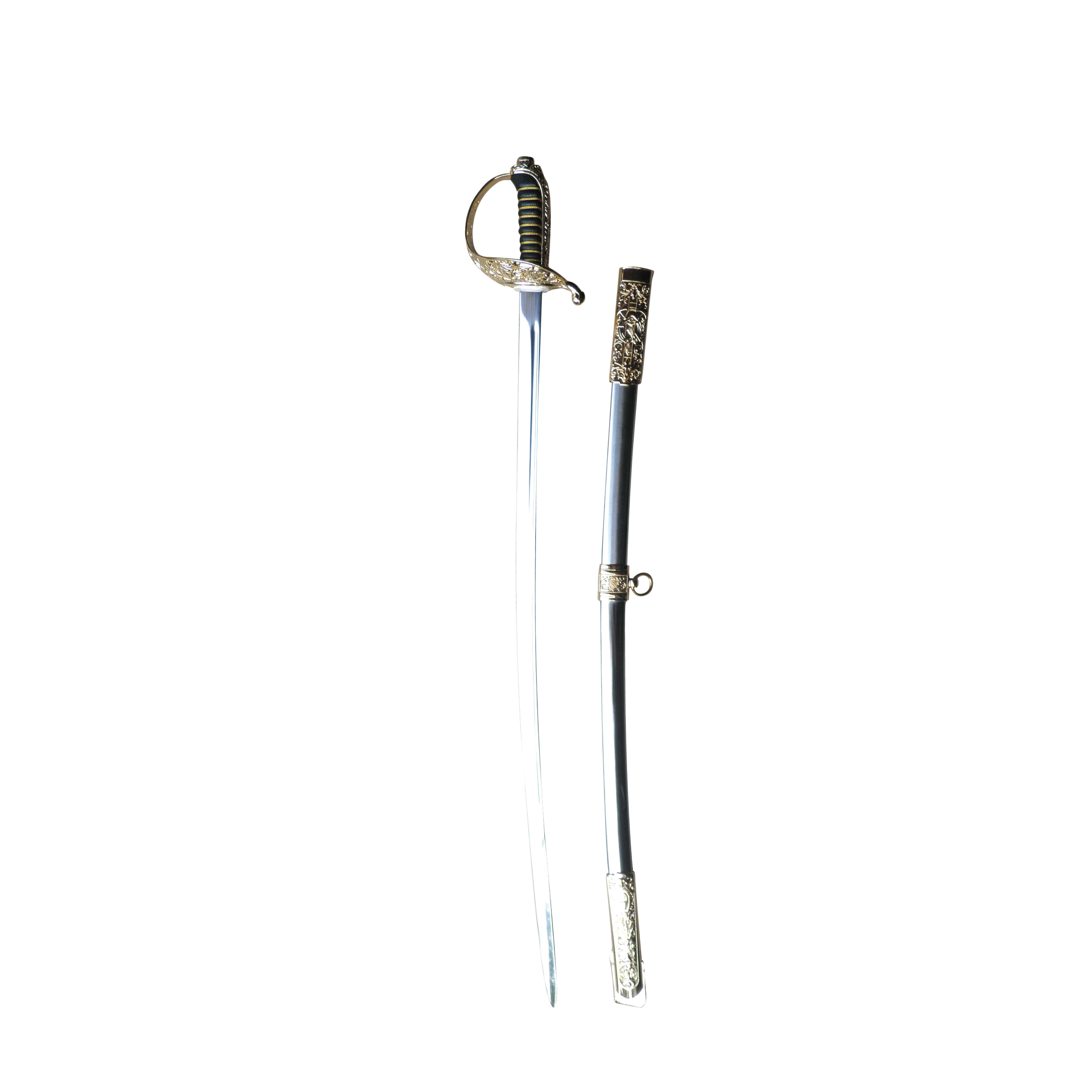 metal ceremony sword with stainless steel sheath BY111A