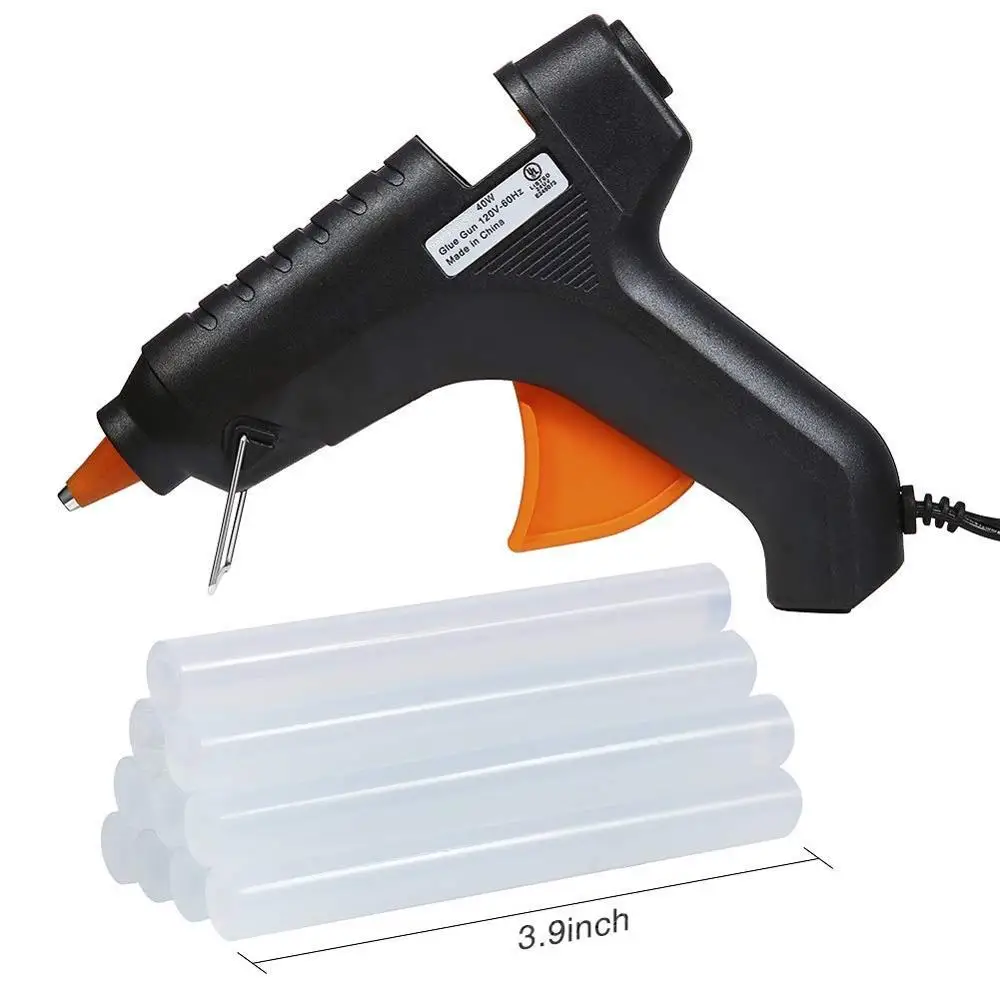 120V/60HZ 40W Mini Hot Melt Craft Glue Gun Kit